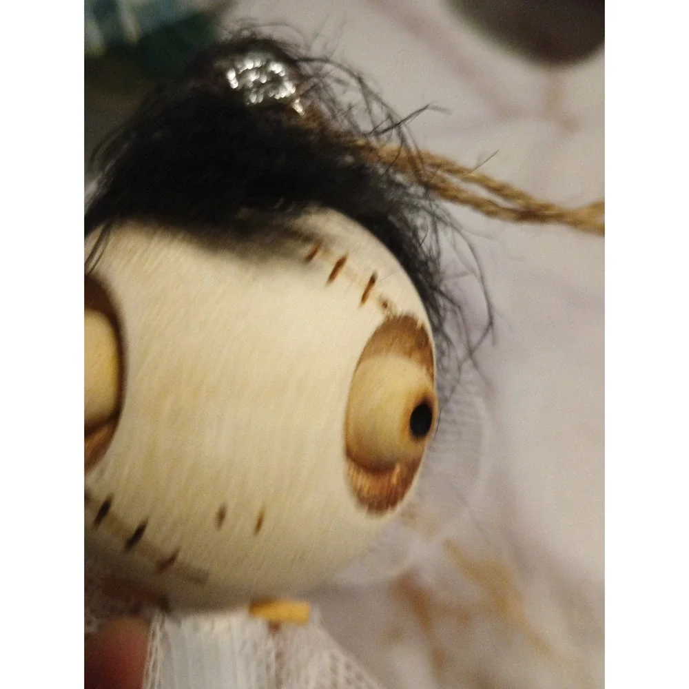 Pier 1 crazyhead skeleton Frankenstein bride ornament Halloween Collectible Rare